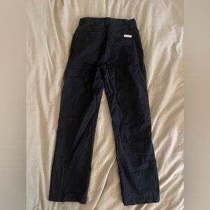 Calvin Klein Black Cotton Trouser Pants Size 27